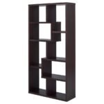 THEO 71-INCH 6-SHELF BOOKSHELF CAPPUCCINO - Image 4