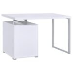 BRENNAN 47-INCH 3-DRAWER OFFICE COMPUTER DESK WHITE - Image 7
