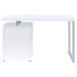 BRENNAN 47-INCH 3-DRAWER OFFICE COMPUTER DESK WHITE - Image 8