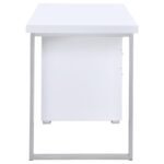 BRENNAN 47-INCH 3-DRAWER OFFICE COMPUTER DESK WHITE - Image 9