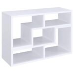 VELMA MULTIPURPOSE TV STAND AND BOOKSHELF WHITE - Image 6
