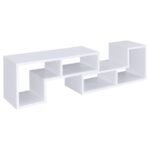 VELMA MULTIPURPOSE TV STAND AND BOOKSHELF WHITE - Image 13