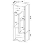 VELMA MULTIPURPOSE TV STAND AND BOOKSHELF WHITE - Image 18