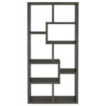 THEO 71-INCH 6-SHELF BOOKSHELF WEATHERED GREY - Image 3