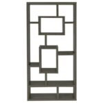 COREY 71-INCH 8-SHELF BOOKSHELF WEATHERED GREY - Image 7