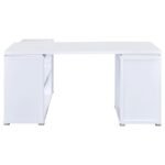 YVETTE 60-INCH 3-DRAWER L-SHAPE COMPUTER DESK WHITE - Image 8