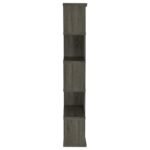 JOEY 71-INCH 5-SHELF BOOKSHELF WEATHERED GREY - Image 5