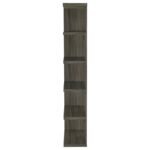 HARRISON 71-INCH 5-SHELF BOOKSHELF WEATHERED GREY - Image 5