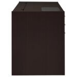 HALSTON 47-INCH 2-DRAWER OFFICE DESK WITH CABINET CAPPUCCINO - Image 7