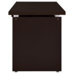 SKYLAR 83-INCH L-SHAPED OFFICE COMPUTER DESK CAPPUCCINO - Image 6
