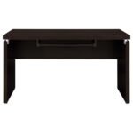 SKYLAR 55-INCH COMPUTER DESK WITH KEYBOARD DRAWER CAPPUCCINO - Image 4