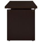 SKYLAR 55-INCH COMPUTER DESK WITH KEYBOARD DRAWER CAPPUCCINO - Image 6