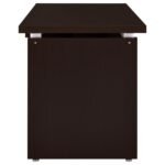 SKYLAR 55-INCH COMPUTER DESK WITH KEYBOARD DRAWER CAPPUCCINO - Image 10