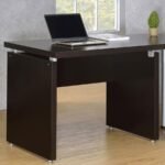 SKYLAR 39-INCH ENGINEERED WOOD WRITING DESK CAPPUCCINO - Image 2