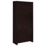 SKYLAR 71-INCH 5-SHELF BOOKCASE WITH DRAWER CAPPUCCINO - Image 7