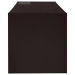 HALSTON 60-INCH 3-DRAWER OFFICE COMPUTER DESK CAPPUCCINO - Image 5