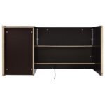 HALSTON 60-INCH 3-DRAWER OFFICE COMPUTER DESK CAPPUCCINO - Image 9