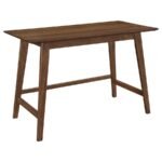 KARRI 2-PIECE HOME OFFICE COMPUTER DESK AND CHAIR SET WALNUT - Image 3