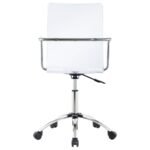 AMATURO ACRYLIC ADJUSTABLE HOME OFFICE DESK CHAIR CLEAR - Image 7