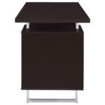 LAWTEY 60-INCH 2-DRAWER OFFICE COMPUTER DESK CAPPUCCINO - Image 6