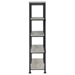 ANALIESE 63-INCH 4-SHELF BOOKSHELF GREY DRIFTWOOD - Image 5