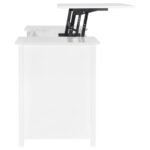DYLAN 60-INCH 4-DRAWER LIFT TOP OFFICE DESK WHITE HIGH GLOSS - Image 11