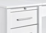 DYLAN 60-INCH 4-DRAWER LIFT TOP OFFICE DESK WHITE HIGH GLOSS - Image 12