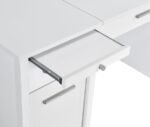 DYLAN 60-INCH 4-DRAWER LIFT TOP OFFICE DESK WHITE HIGH GLOSS - Image 13
