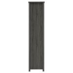 DYLAN 68-INCH 4-SHELF STORAGE BOOKSHELF WEATHERED GREY - Image 5
