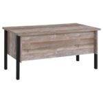 SAMSON 60-INCH 4-DRAWER OFFICE COMPUTER DESK WEATHERED OAK - Image 6