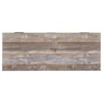 SAMSON 60-INCH 4-DRAWER OFFICE COMPUTER DESK WEATHERED OAK - Image 8