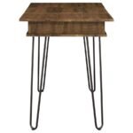 SHEERAN 47-INCH WRITING DESK WITH STORAGE RUSTIC AMBER - Image 6