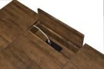 SHEERAN 47-INCH WRITING DESK WITH STORAGE RUSTIC AMBER - Image 10