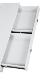 GEMMA 48-INCH 2-DRAWER WRITING DESK WHITE HIGH GLOSS - Image 10