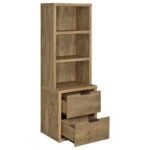 WESTPARK 3-PIECE WALL UNIT BOOKCASE SET WITH USB MANGO - Image 4