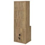 WESTPARK 3-PIECE WALL UNIT BOOKCASE SET WITH USB MANGO - Image 9