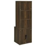WESTPARK 3-PIECE WALL UNIT BOOKCASE SET WITH USB DARK PINE - Image 8