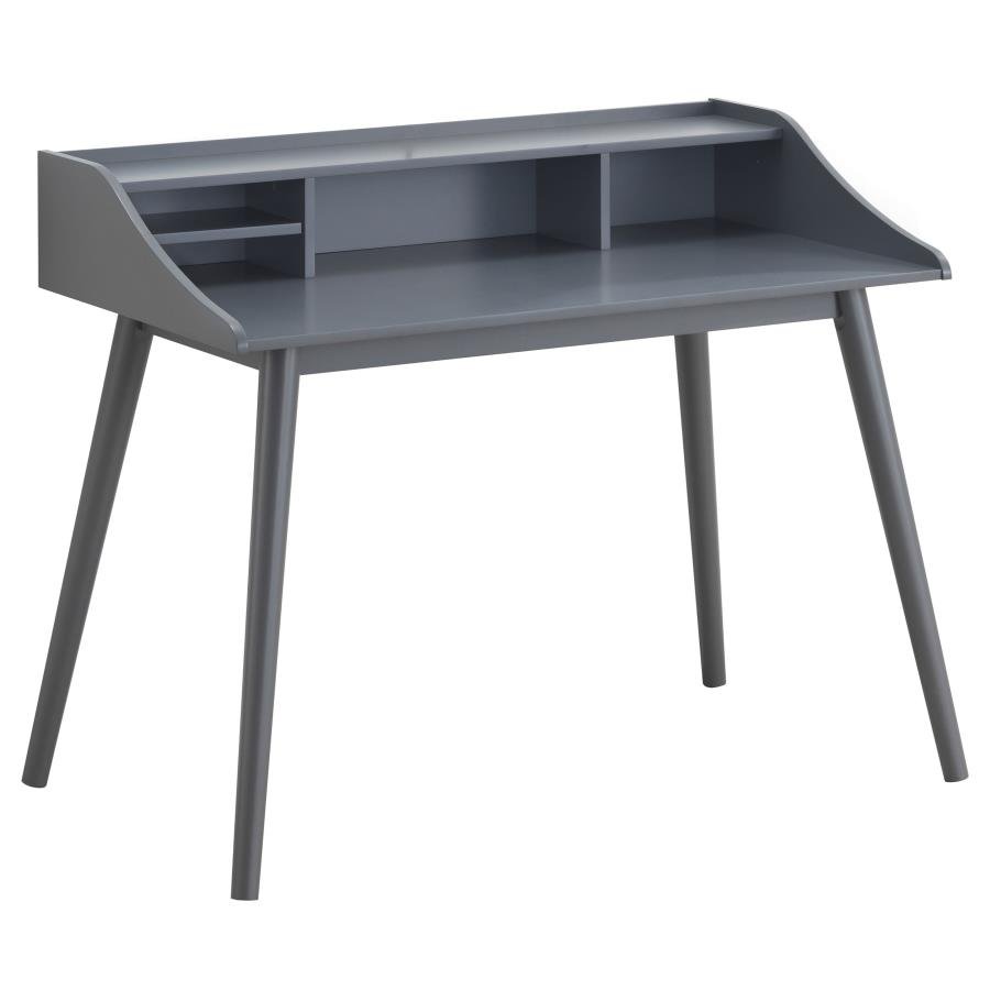 804497_02x900.jpg PERCY 45-INCH 4-COMPARTMENT WRITING DESK GREY - Image 1
