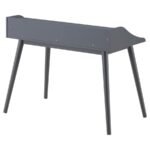 PERCY 45-INCH 4-COMPARTMENT WRITING DESK GREY - Image 4