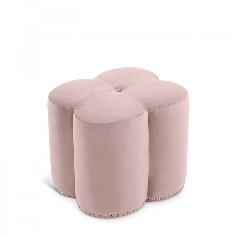 8088.jpg Clover Velvet Upholstered Stool - Image 1