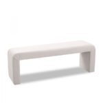 Minimalist Velvet Upholstered Bench