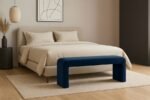 Minimalist Velvet Upholstered Bench - Image 2