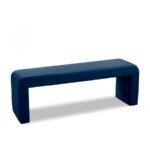 Minimalist Velvet Upholstered Bench