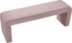 Minimalist Velvet Upholstered Bench - Image 3