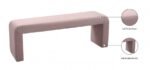 Minimalist Velvet Upholstered Bench - Image 7