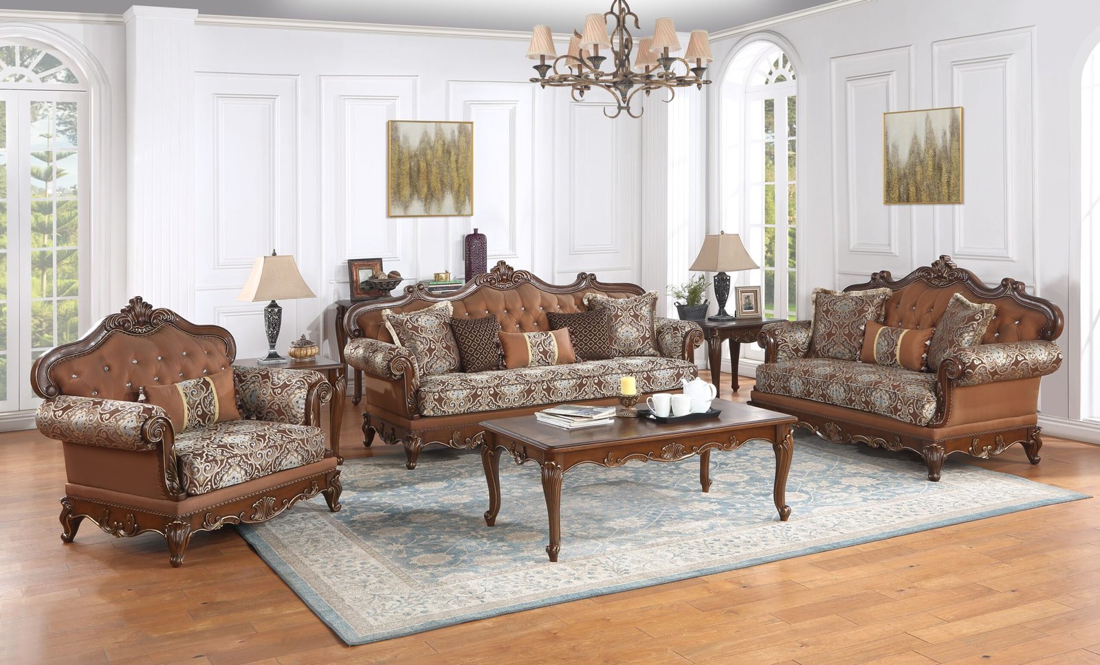 8113-1.jpg 2 Piece Sofa and Loveseat - 8113 - Image 1