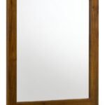 Reed Wood Frame Mirror