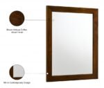 Reed Wood Frame Mirror - Image 7