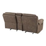 8206NF-2 Double Glider Reclining Love Seat with Center Console, Receptacles and USB Ports - Image 3