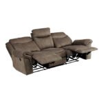 8206NF-3 Double Reclining Sofa with Center Drop-Down Cup Holders, Receptacles, Hidden Drawer and USB Ports - Image 4